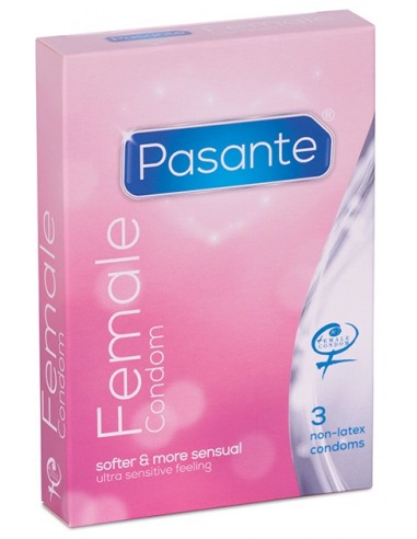 Pasante Female Preservativo femenino 3 unidades