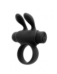 Rabbit Ring Silicone Rechargeable Black