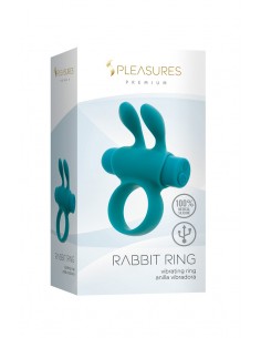Rabbit Ring Silicone Rechargeable Turquoise 2