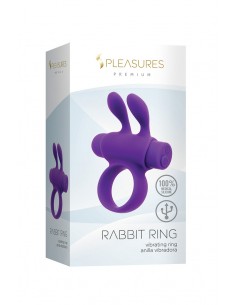 Rabbit Ring Silicone Rechargeable Purple 2