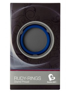 Anillas para el pene Rudy Ring Azul 2