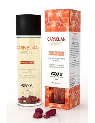 Invigorating Carnelian Apricot Massage Aceite erótico