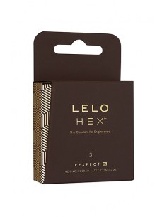 HEX Condoms Respect 3 Pack